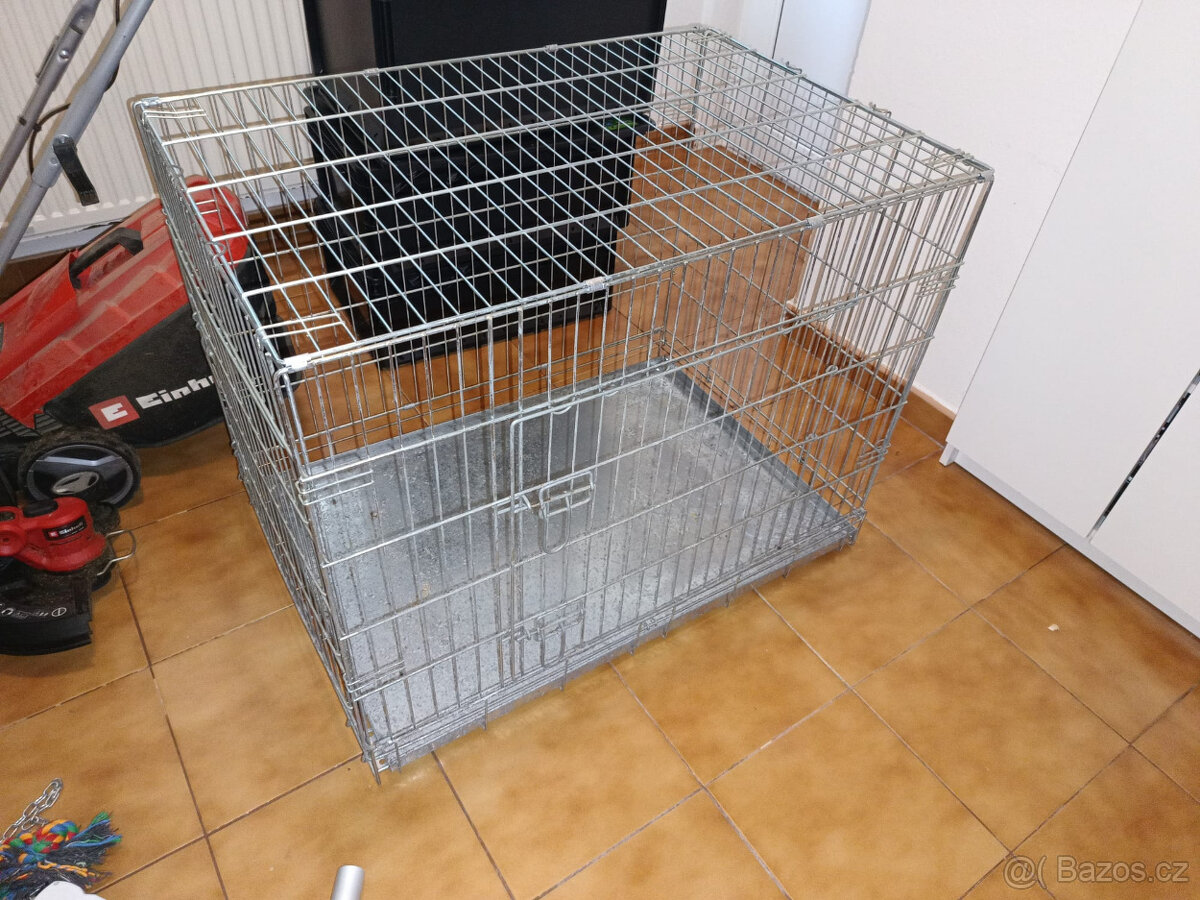Prodám rozkládací Klec pro psa,košku,zvíře 92x62x70 cm