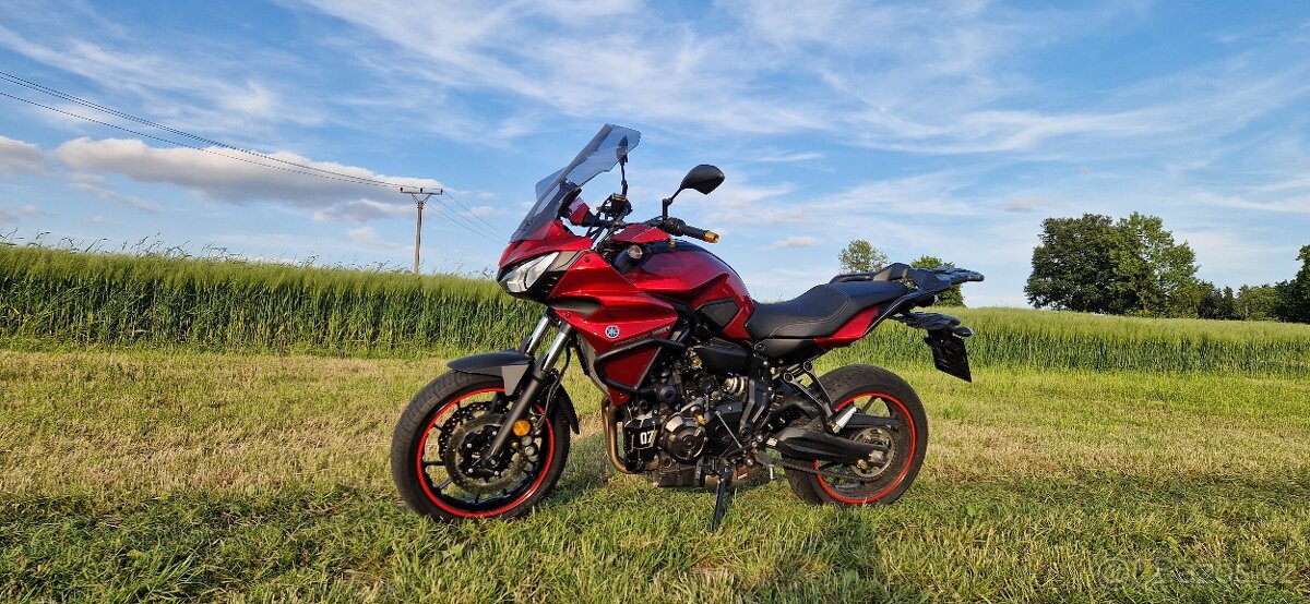 Yamaha MT 07 Tracer, najeto 9000km