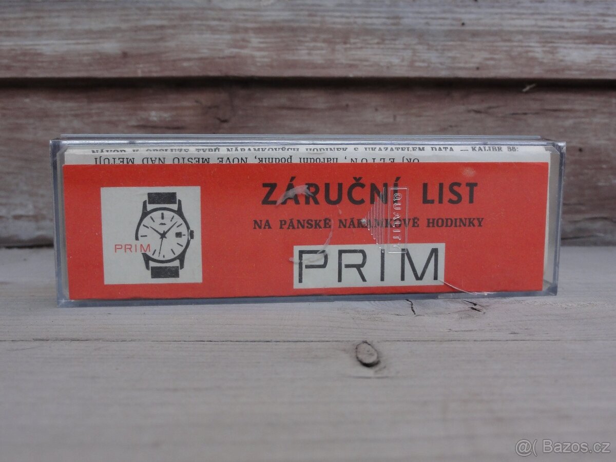 Hodinky Prim Televize 1980 kompletní balení