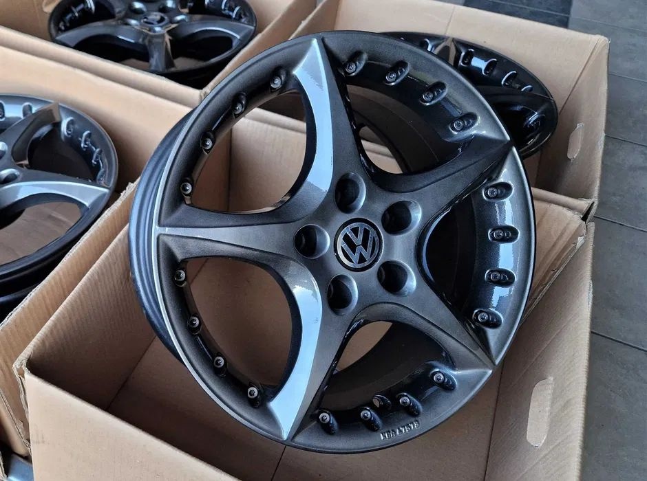 Alu 16 5x112 VW Audi Seat Škoda Chrome Shadow TK773
