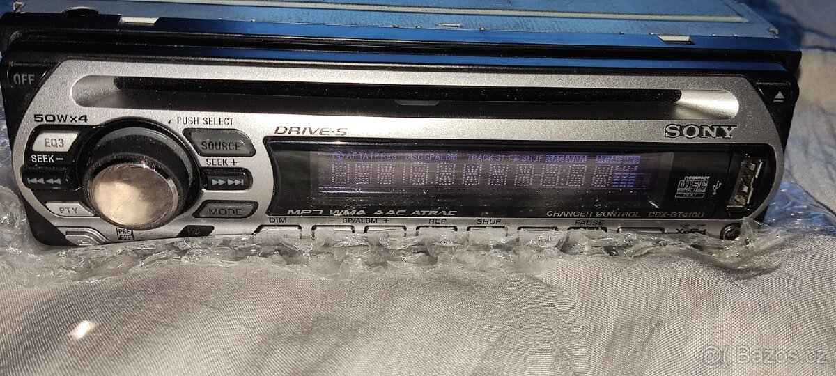 Autorádio Sony CDX-GT410U USB FLASH, CD, AUX (3.5mm JACK)