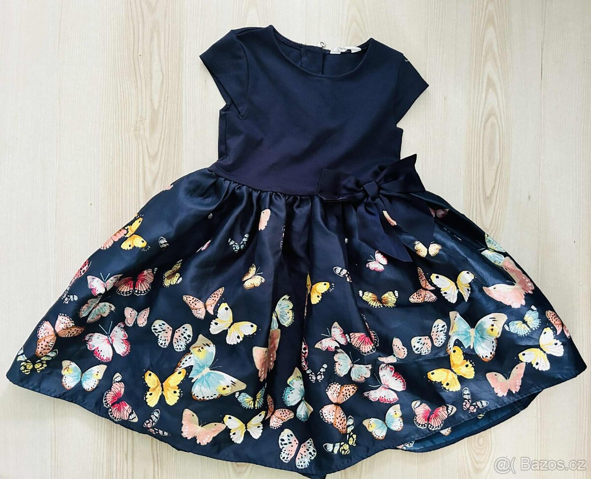 sváteční šaty H&M s motýli