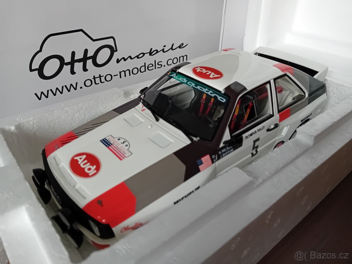 Peugeot 405 MI16 a Audi Quattro Sport 1:18 Ottomobile