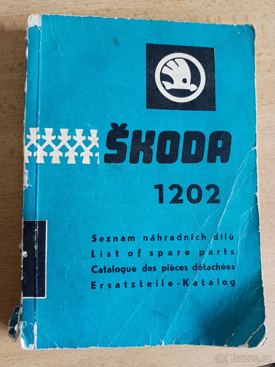 Škoda 1202 STW-katalog náhr. dílů.