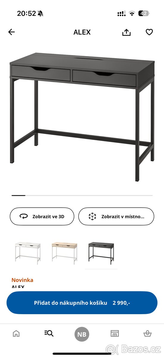 Psací stůl ALEX
