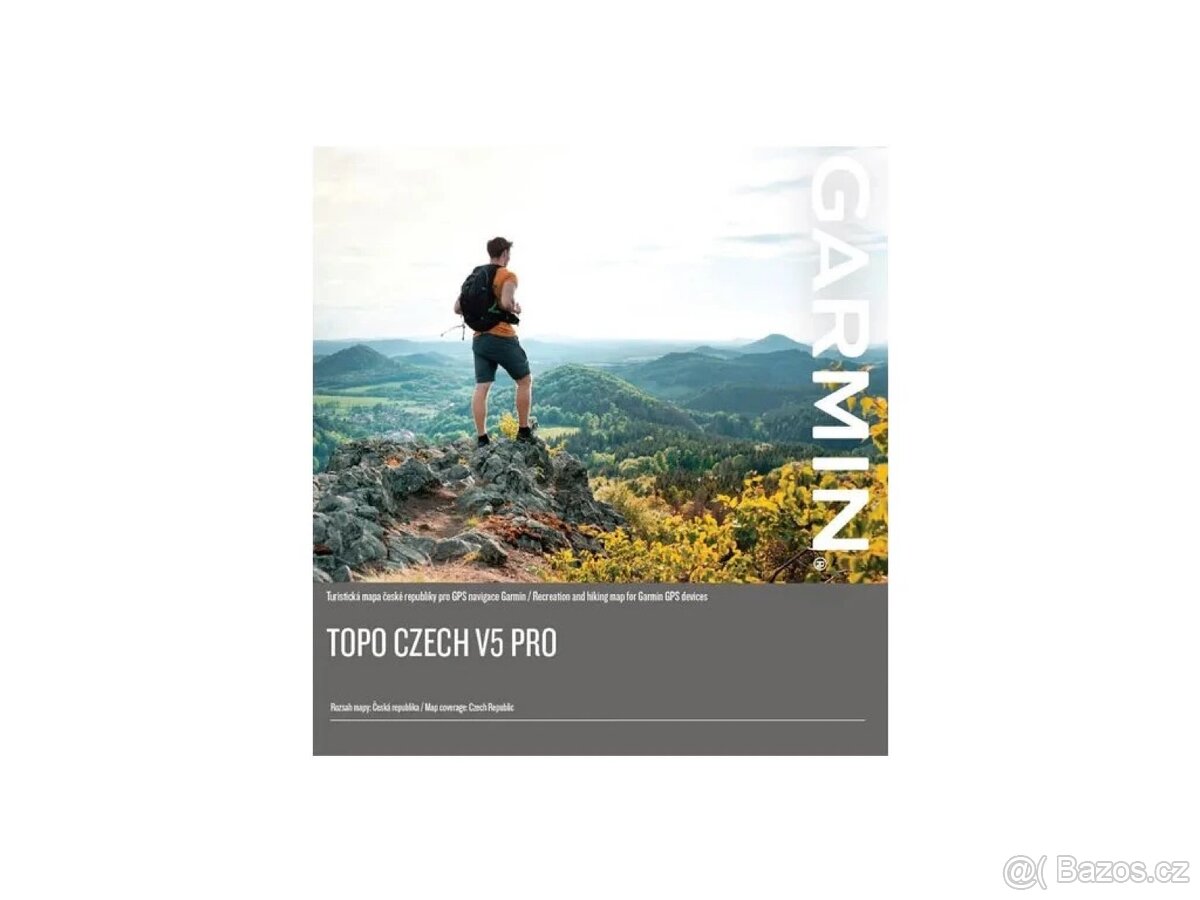 Garmin mapy TOPO Czech v5 PRO