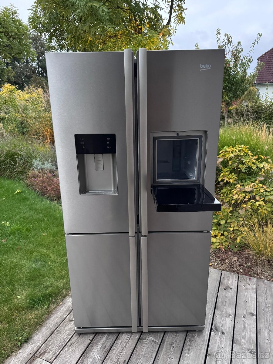 Rezervace Americká lednice Beko GNE134631X
