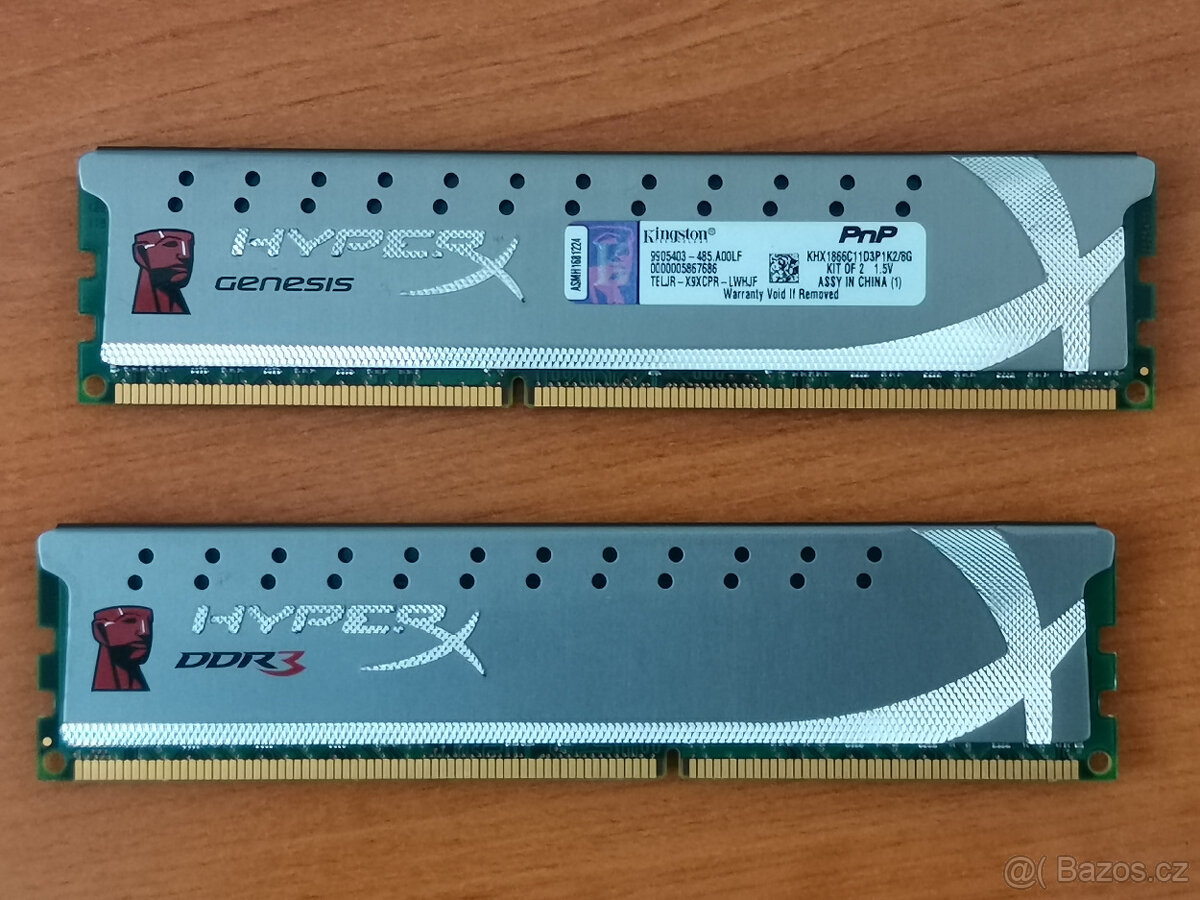 Kingston HyperX DDR3 8GB 1866MHz CL11 (2x4GB)