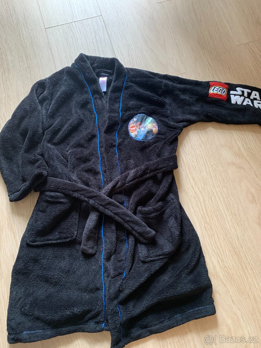 Chlapecký župan LEGO STAR WARS černý, 6-7 let