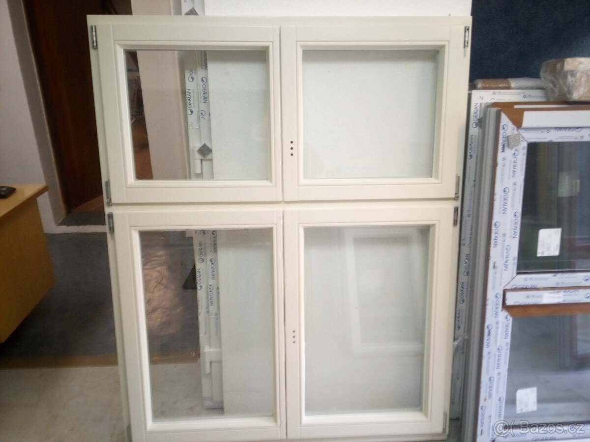 okno dřevěné nové 130x165