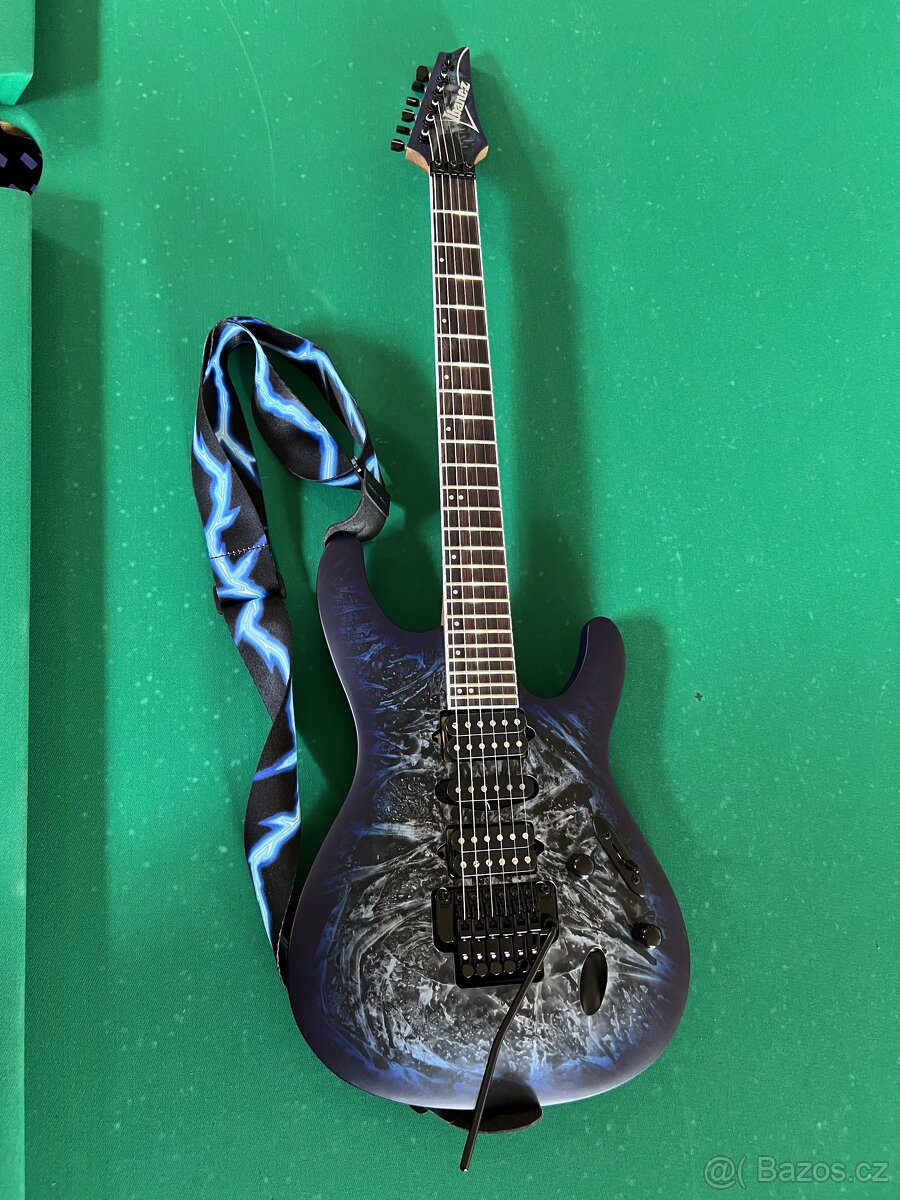 Elektrická kytara IBANEZ S770 CZM + Kombo a příslušenství