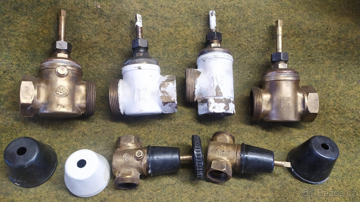 Radiátorový kohout mosazný, kohout topenářský