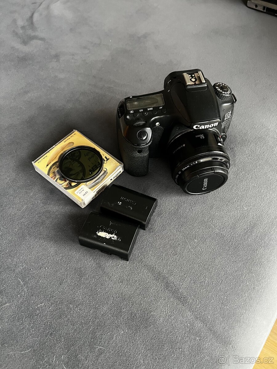 Canon EOS 60D + objektiv Canon 50mm 1.8f