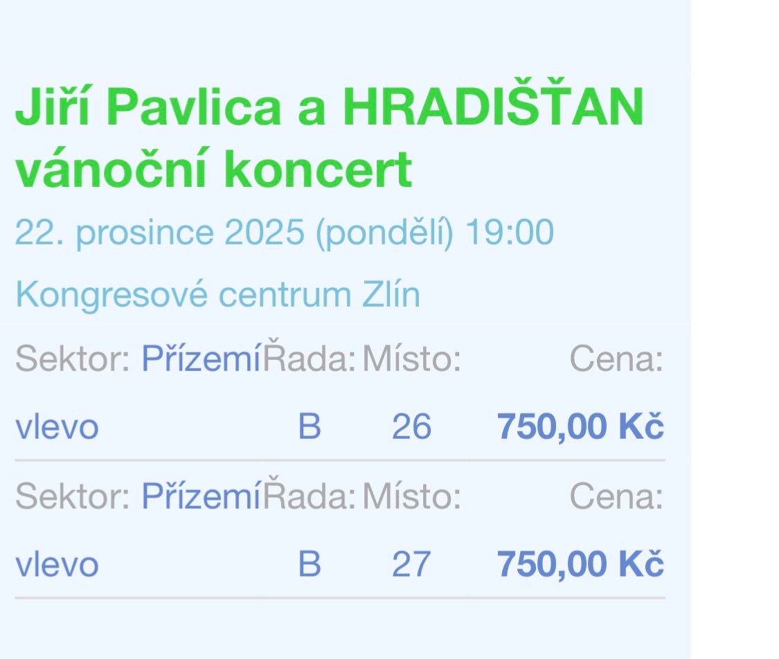 Jiří Pavlica & Hradišťan 22.12.2025 KC Zlín 19.00