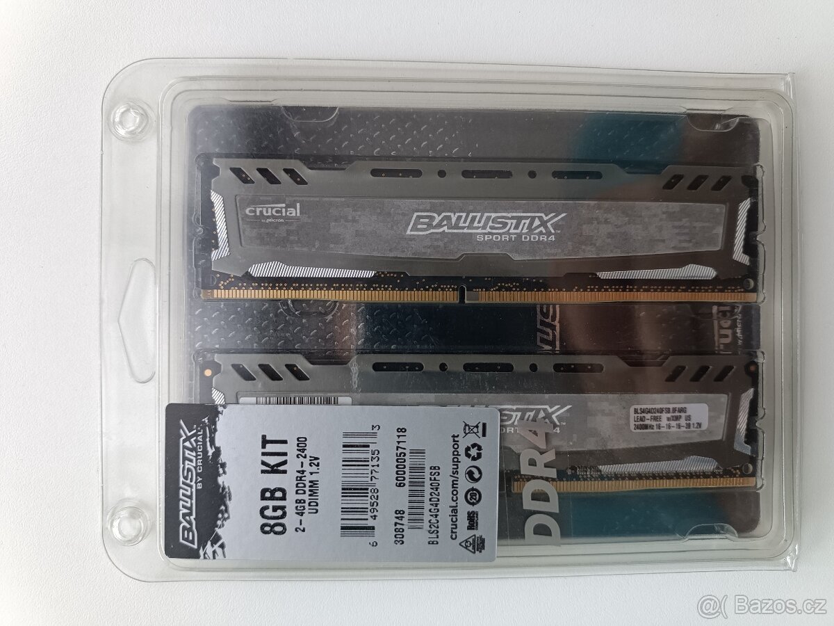 BALLISTIX sport 2× 4GB- DDR 4- 2400