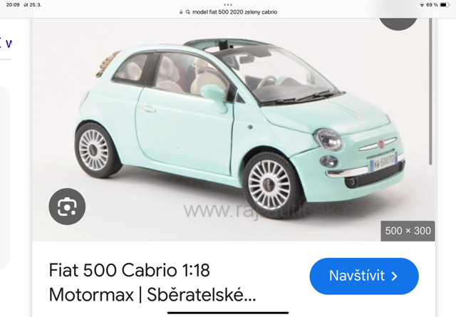 Koupím Fiat 1:18