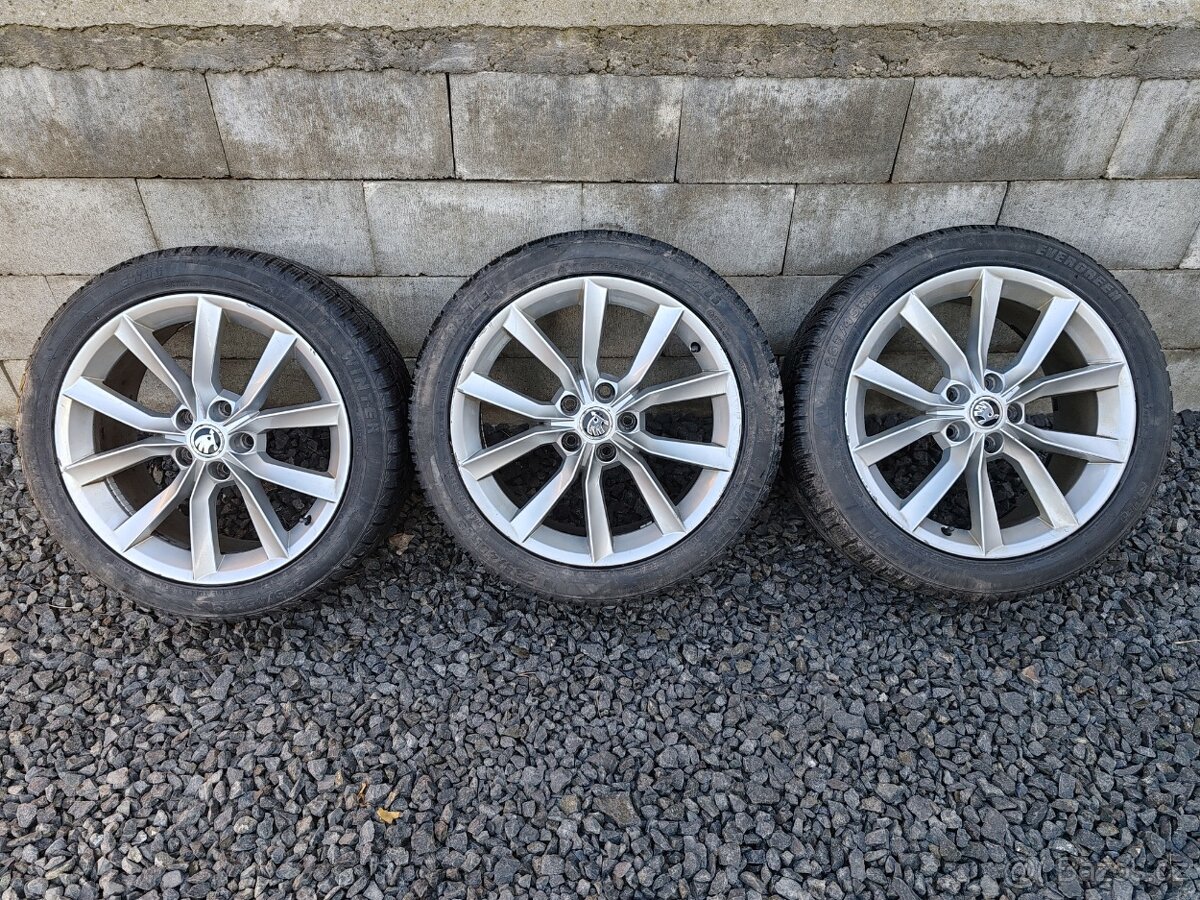 Alu kola Škoda Modus 5x112 R18 235/45 R18