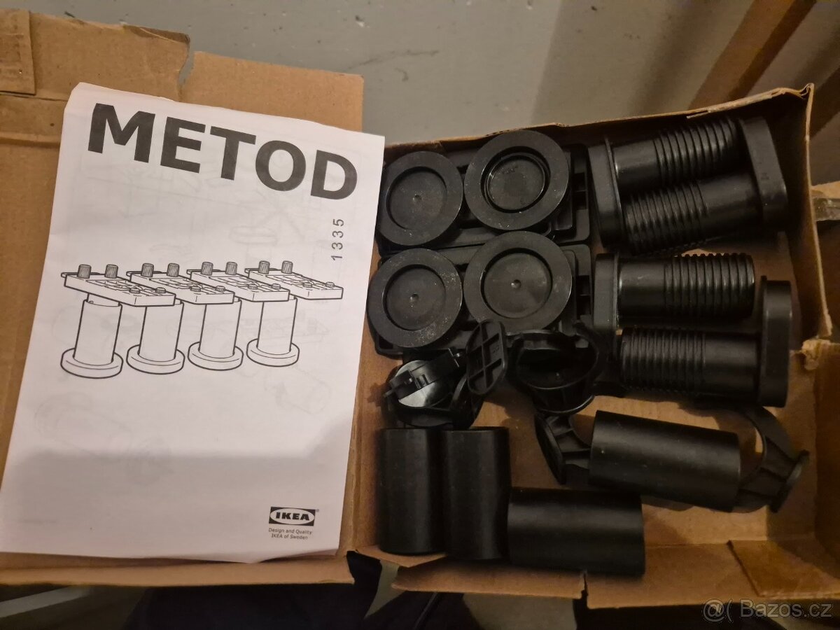 METOD Noha, 8 cm Ikea (4ks)