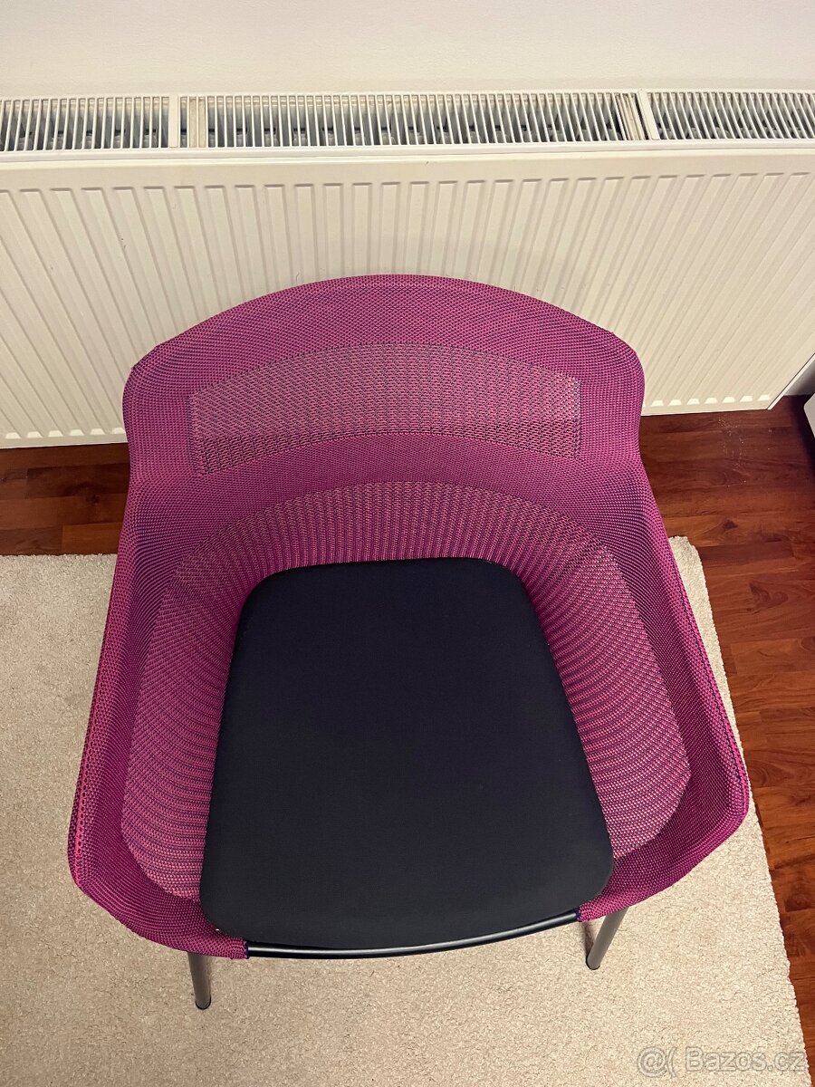 IKEA křeslo růžovo fialové