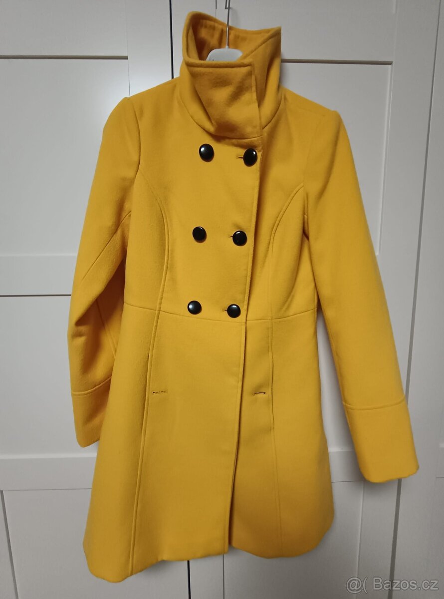 Pěkný elegantní flaušový kabát Orsay vel. S