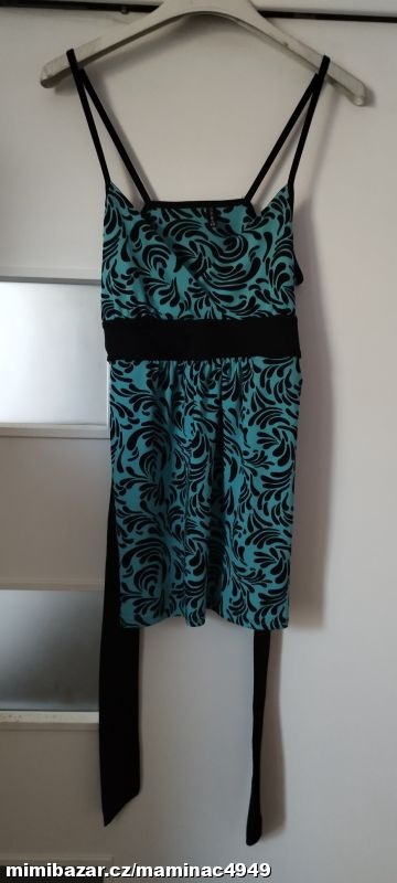 Prodám dámské zánovní topík/šaty vel.XS/36/38 Zn.Amisu