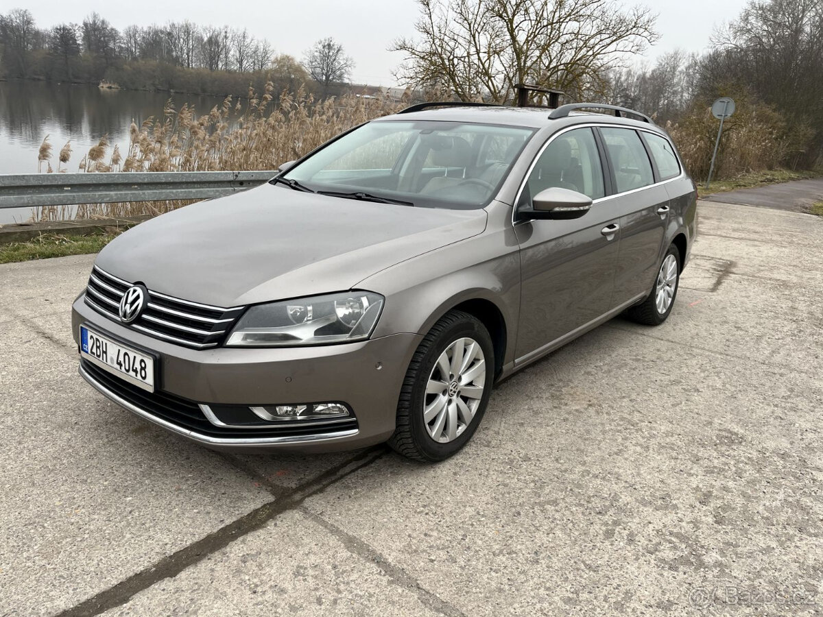 VW Passat Variant B7, 1.4TSI, 90kW, rok 2011, světlá kůže