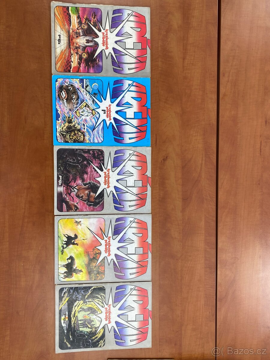 Sbírka komiksových časopisů Aréna a Fantom