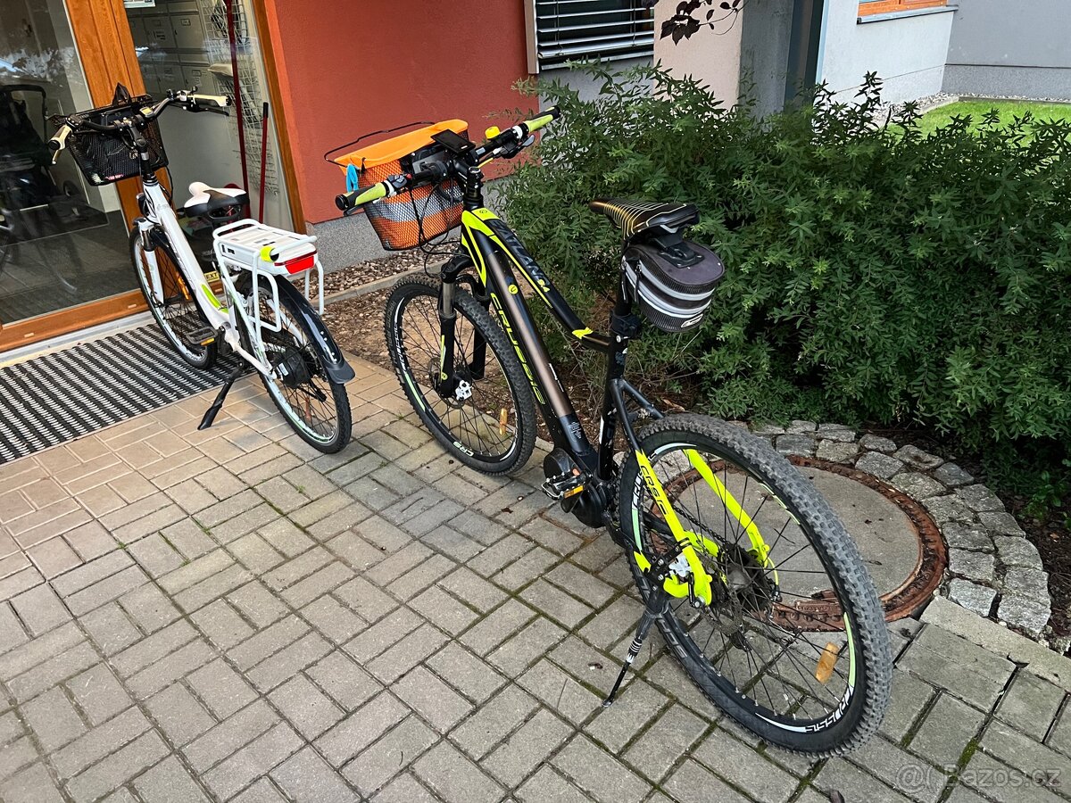 2x elektrokolo Crussis + nosič