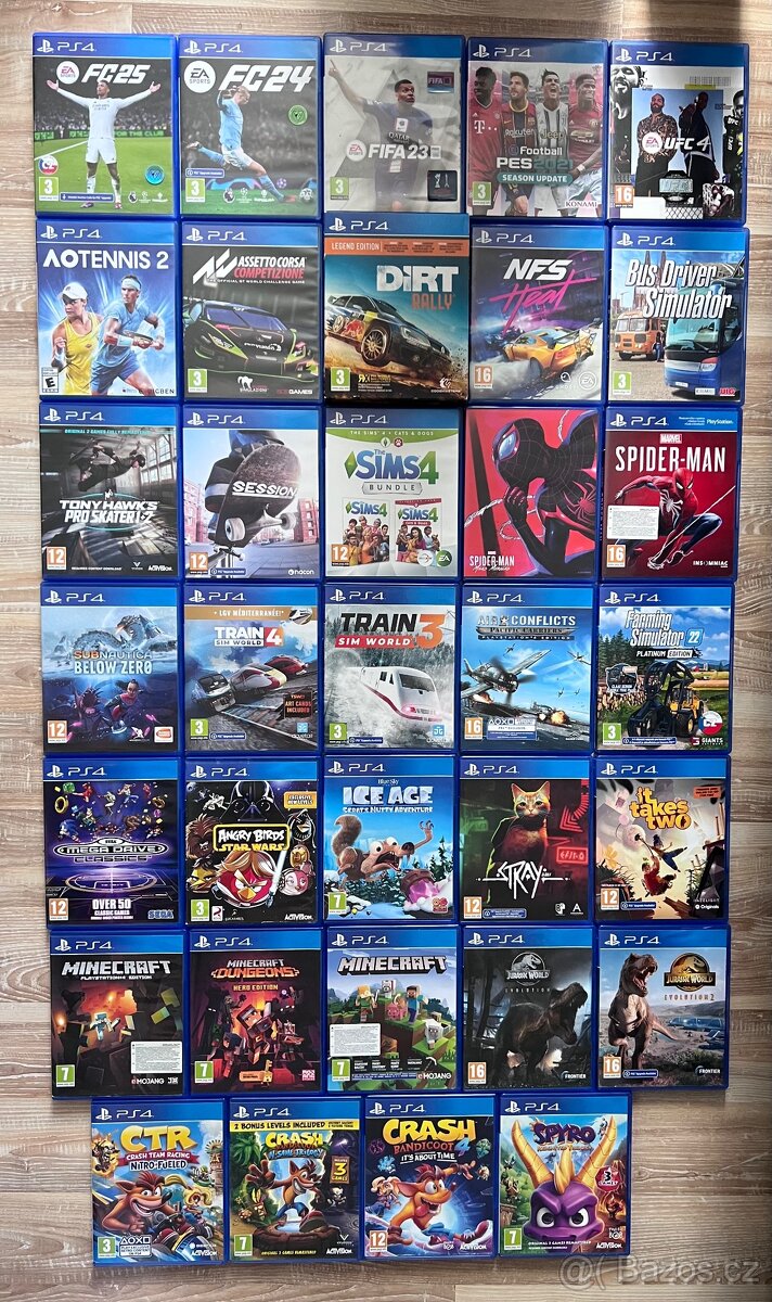 Hry PS4 a funkční i na PS5 od 400