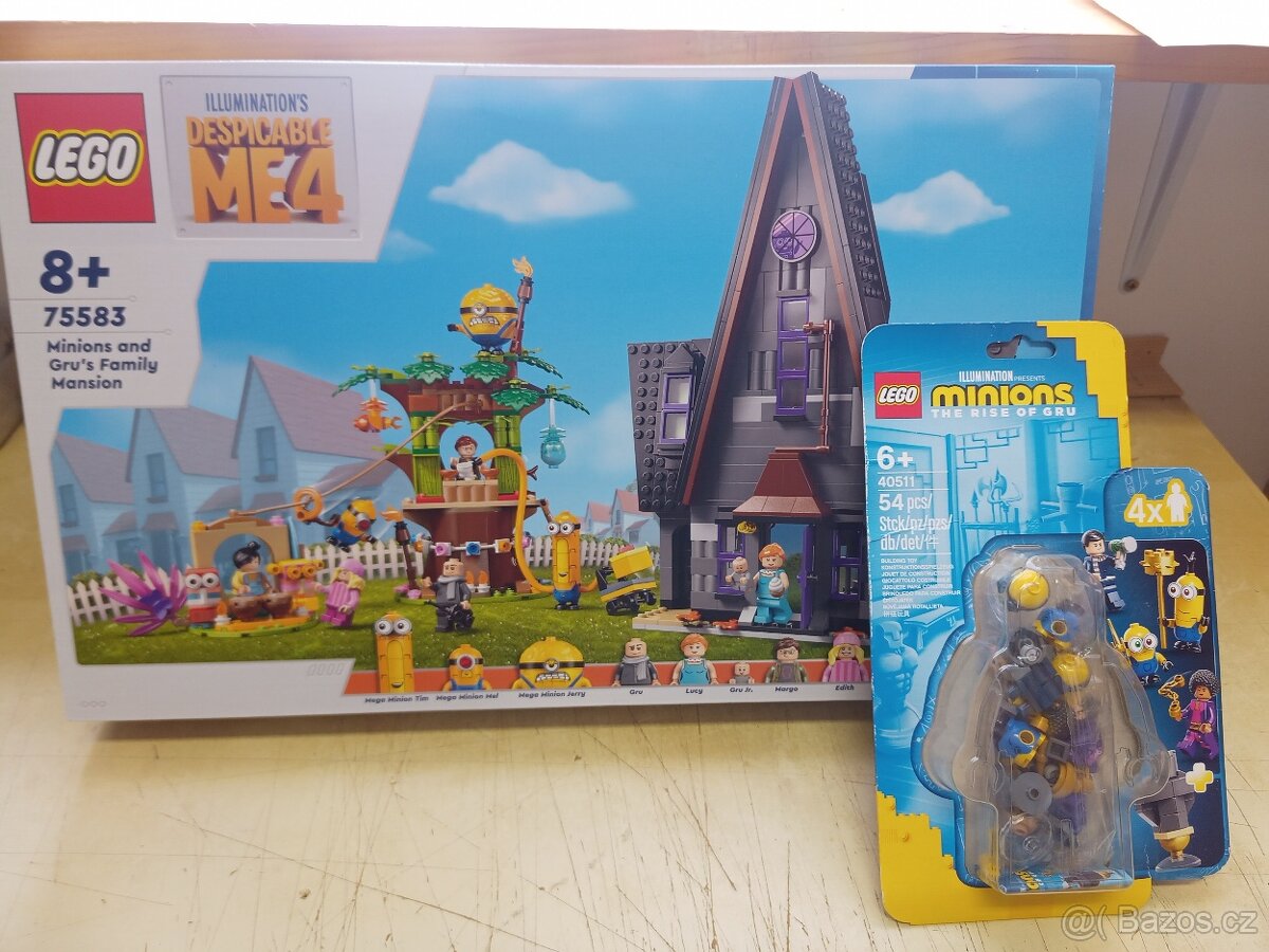 LEGO 75583 Mimoni a Gruův rodinný dům a LEGO (40511), Mimoňs