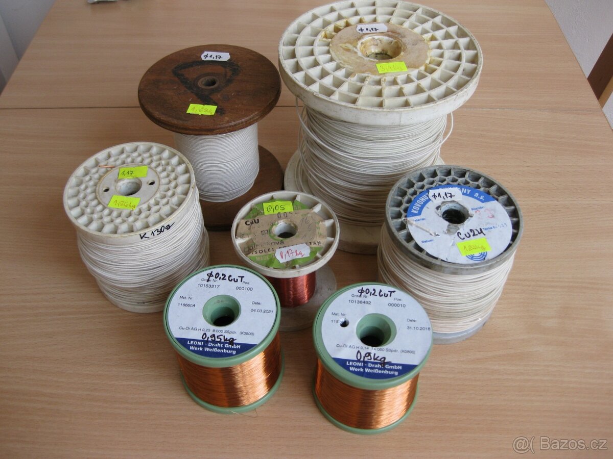 Měděný drát Cul a Cu2B