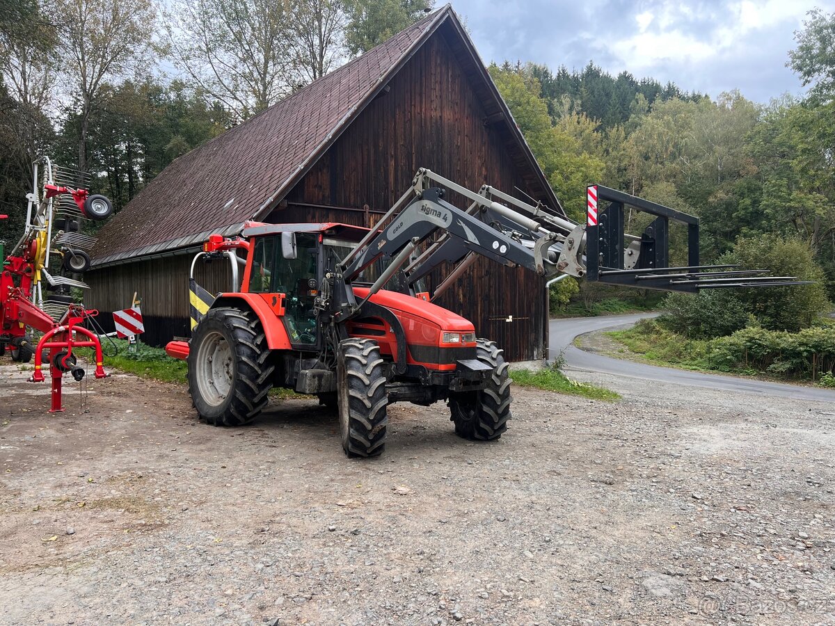 Traktor Same silver 130 s čelním nakladačem