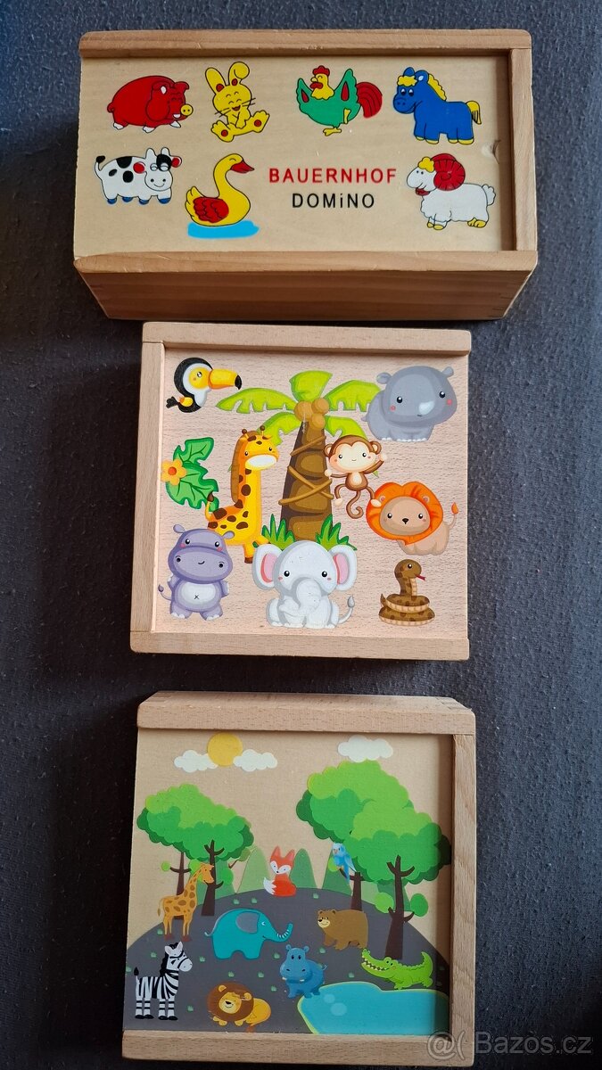 Dřevěné pexeso/domino
