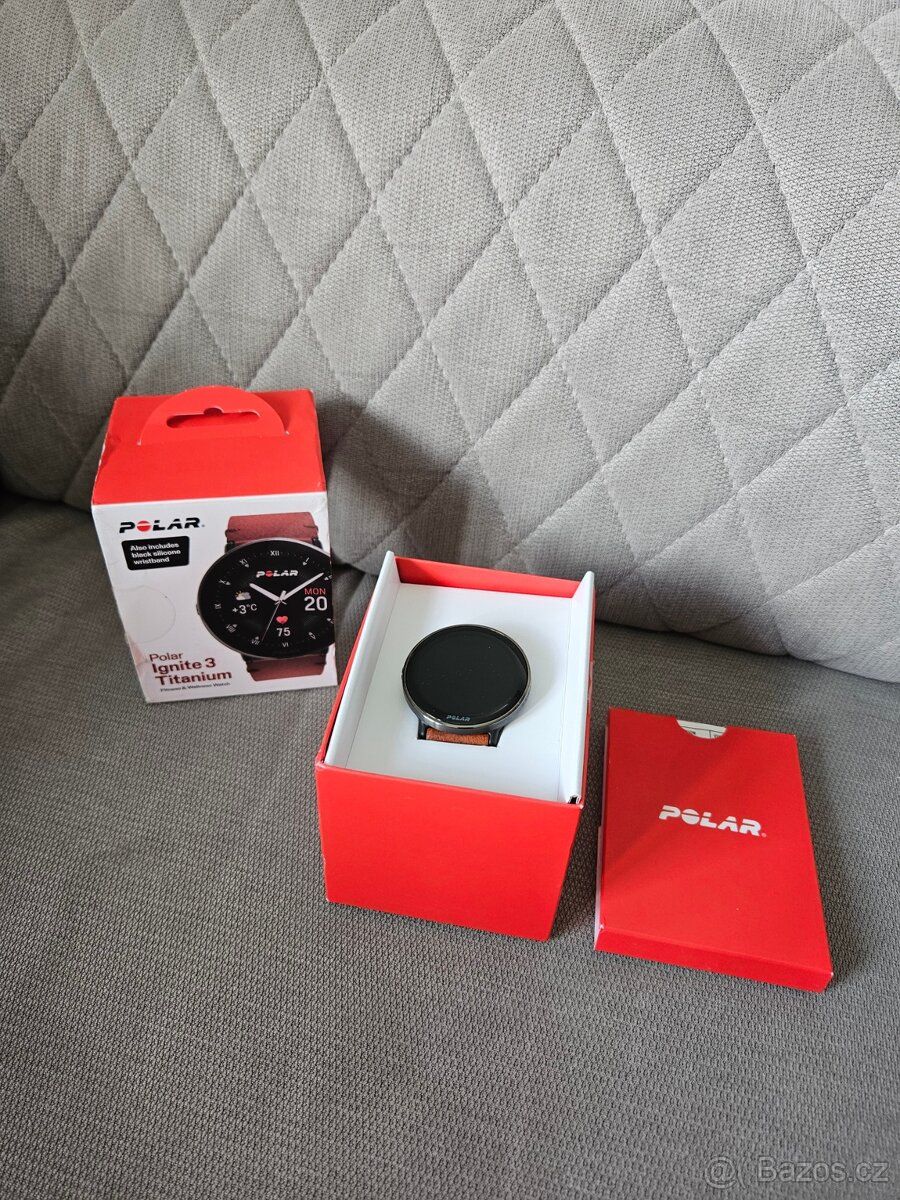 Smart hodinky Polar Ignite 3 Titanium