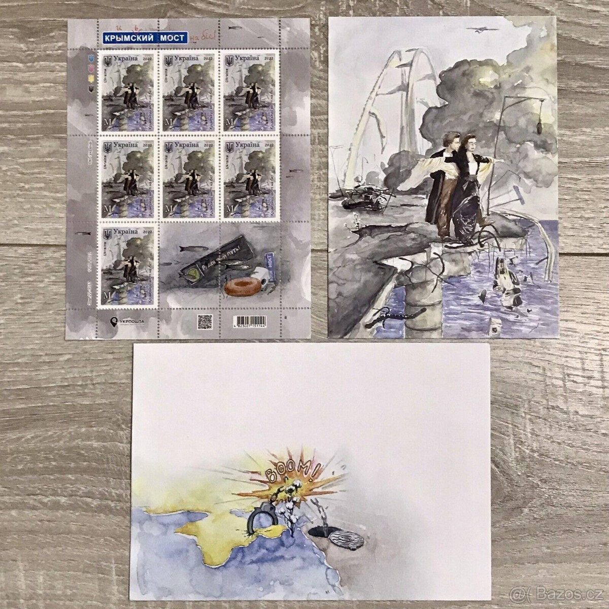 Ukrajina - set „Krymský most - přídavek“-vydání 04.11.2022