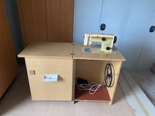 Skříňový šicí stroj