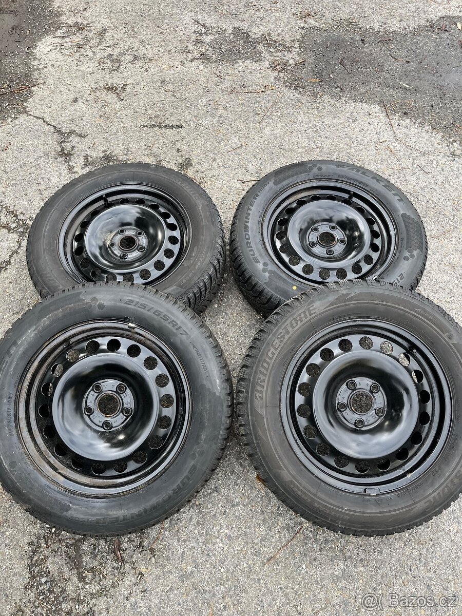 Škoda Karoq zimní plechové kola