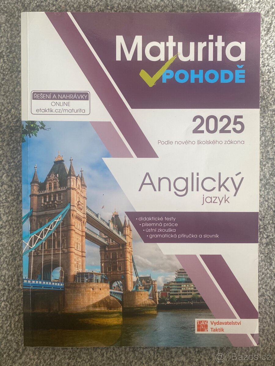 Maturita v pohodě 2025 - Anglicky jazyk
