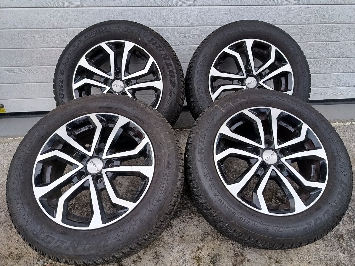 seat ateca škoda karoq vw t-roc 215/60/16 top stav