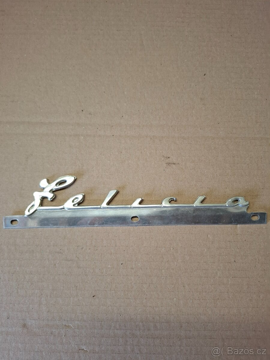 Nápis Felicia cabrio 1960