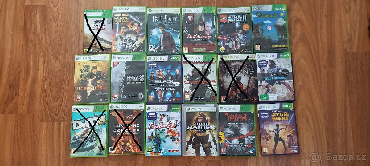 Prodám hry na XBOX 360 část 3