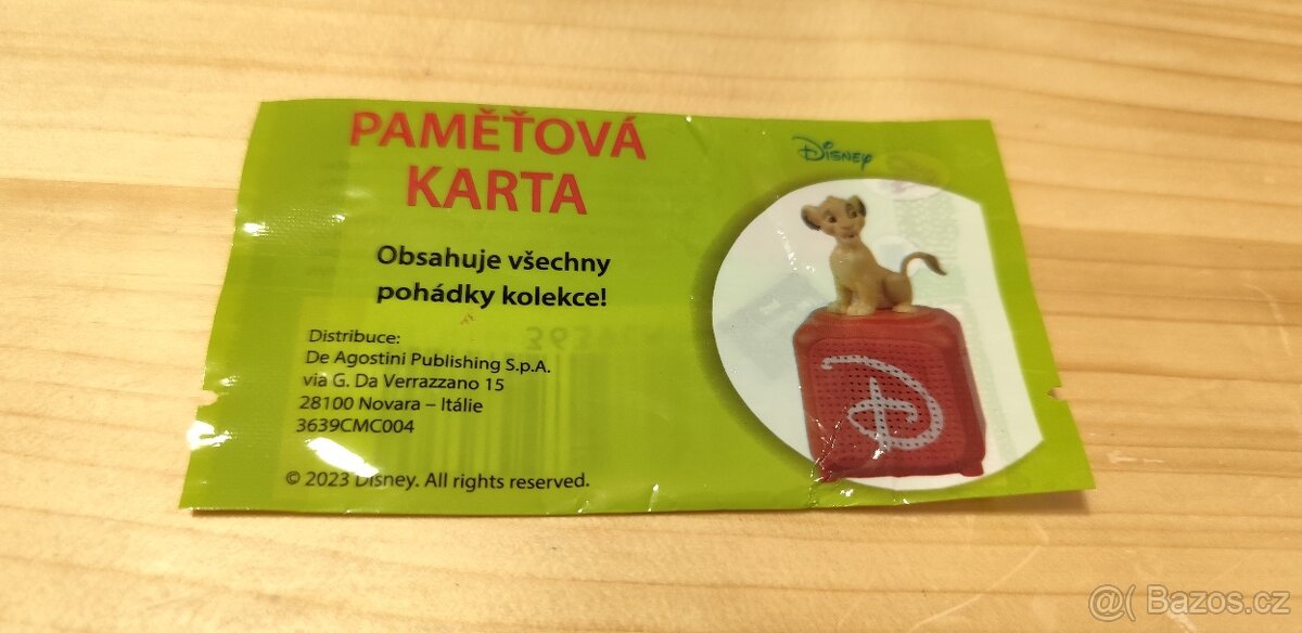 ORIGINÁLNÍ česká SD karta 1-99 audio pohádky Deagostini