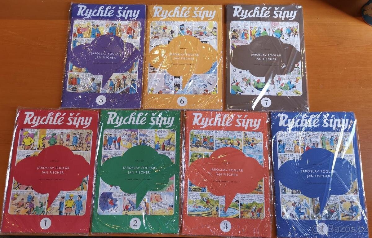 Rychlé Šípy sešit č. 1 2 3 4 5 6 7 8 9 10 Foglar Nové