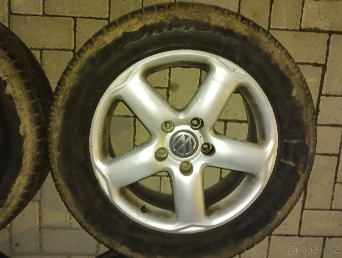 Vw Tuareg alu 5x130 18 ET57 8J zachovalý stav 3 850 Kč pneu