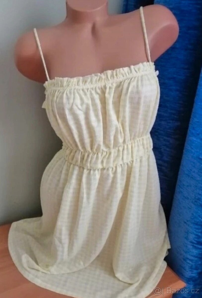 Kostičkované šaty , nové