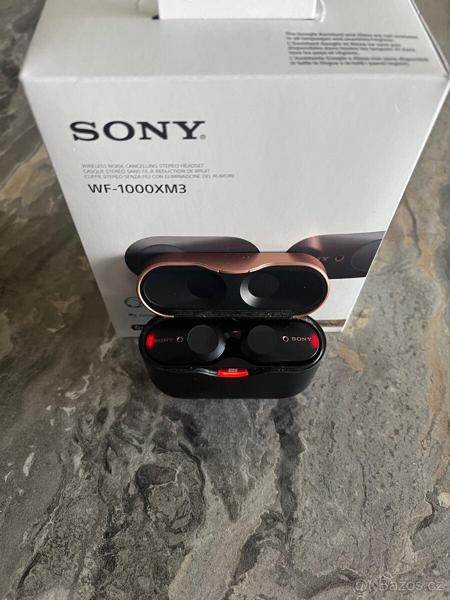 bezdrátové sluchátka Sony WF-1000XM3