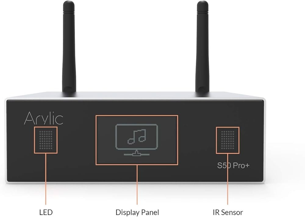Arylic Up2stream S50 Pro+, WiFi & Bluetooth 5.0 Audio přijím