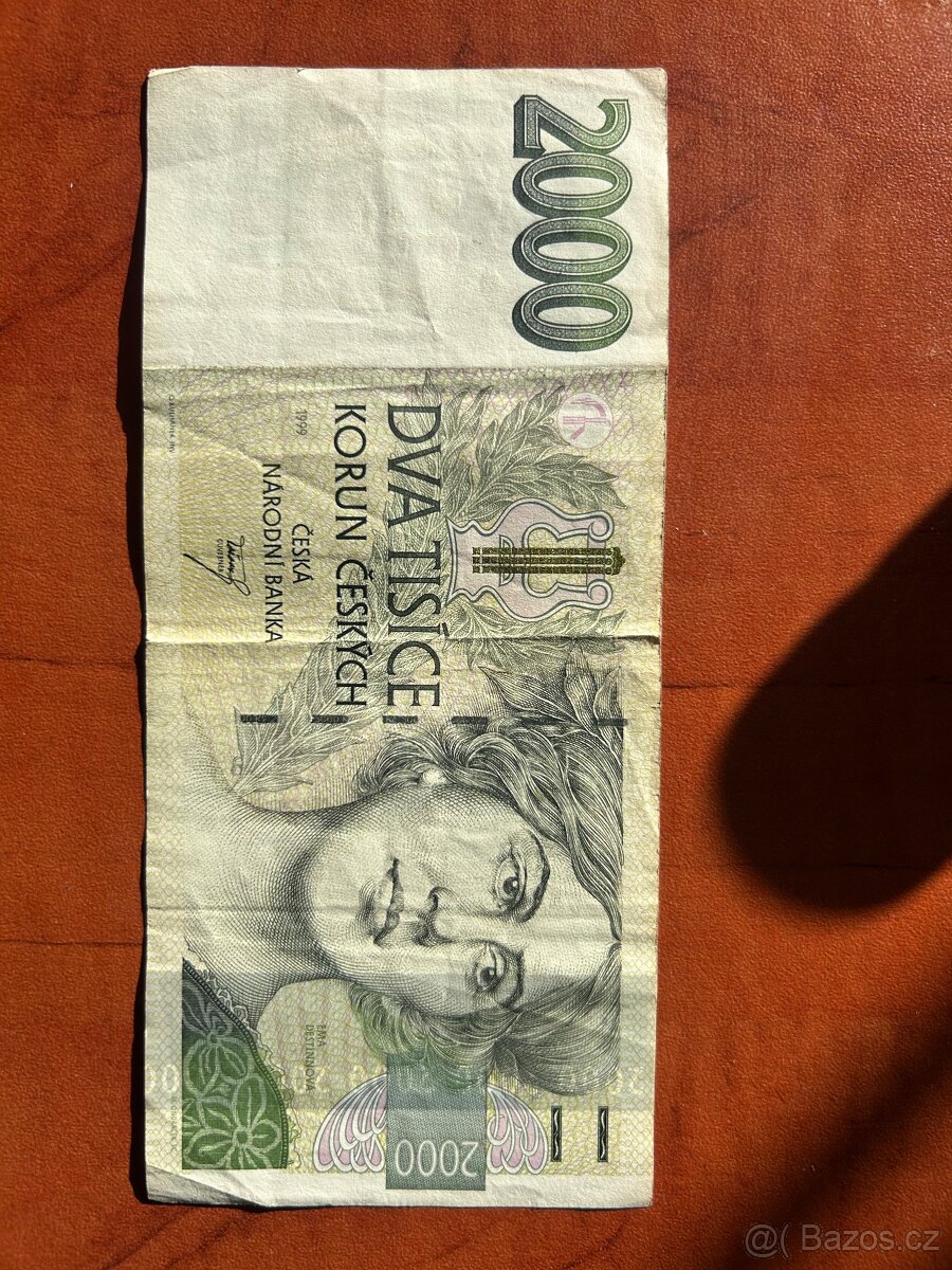 Prodam Dvoutisiciikorunovou bankovku