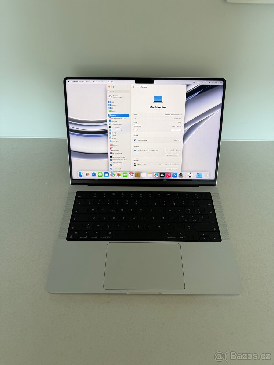APPLE MACBOOK PRO 14” 2021 M1 PRO-10CPU/1TB/16GB
