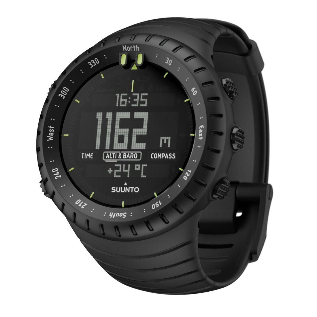Outdoor hodinky Suunto Core All Black – výškoměr, barometr,